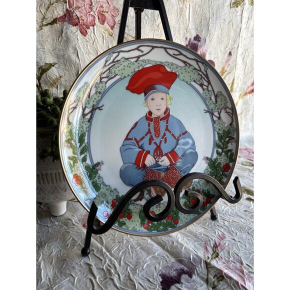 UNICEF Heinrich Collector Plate "Child of Norway" 263 /24,500 - Picture 3 of 6